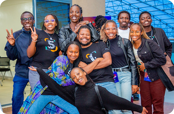 droidcon Kenya attendees posing together
